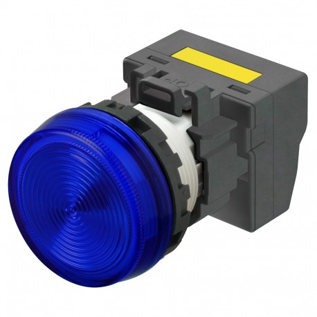 M22N-BN-TAA-AE-P - M22N-BN-TAA-AE-P A2265025A 672614 OMRON Flush M22N indicator, BLUE, BLUE LED 200/240 VAC Push-in+