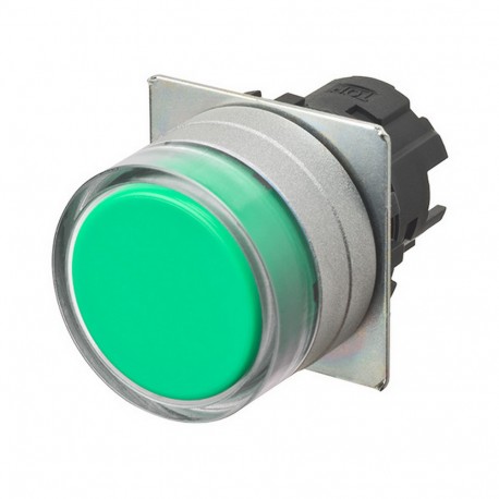 A22NZ-MGM-NGA - A22NZ-MGM-NGA A2270110G 663131 OMRON Pulsa.22mm, Metal, PROTECTED, MOMENTARY, Opaque GREEN