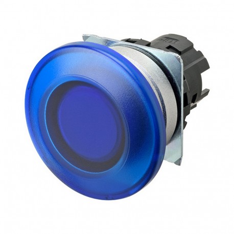 A22NZ-MMM-TAA - A22NZ-MMM-TAA A2270137R 661176 OMRON Pulsa.22mm, Metal, SETA, MOMENTARY, Transp.AZUL, LIGHTING