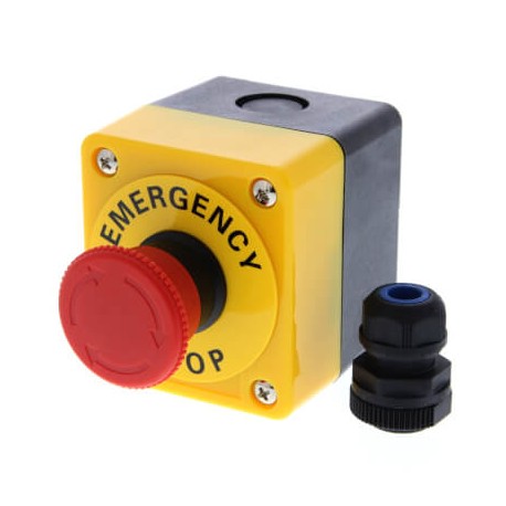 A22E-M-11B - A22E-M-11B A22E7054A 264240 OMRON Emergency stop switch, 24 V AC/DC, 40 mm diameter, push-lock/unlock when t..