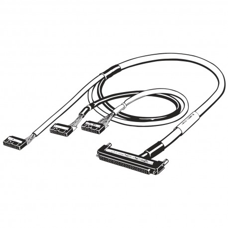XW2Z-0300CJ-L02 - XW2Z-0300CJ-L02 XW2Z0481M 377630 OMRON I/O connection cable, FCN56 to MIL20x3, L 300 cm