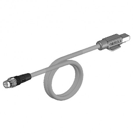 XS5W-T421-BMC-K - XS5W-T421-BMC-K XS5W0112C 375723 OMRON Cat Ethernet Cable. 5. Straight M12 to RJ45 connector. 0.5m