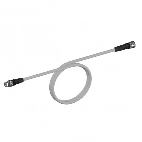 XS5W-T421-GM1-K - XS5W-T421-GM1-K XS5W0321E 685786 OMRON Ethernet Cat.5 extension cable, PVC, M12 straight socket / M12 straig..