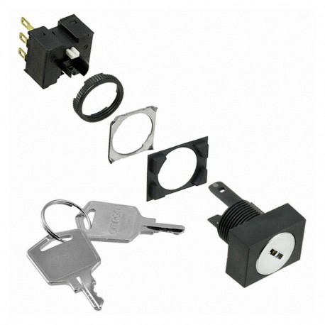 A165K-J2ML - A165K-J2ML A16K2012A 160664 OMRON Rectangular key selector 2 positions Left