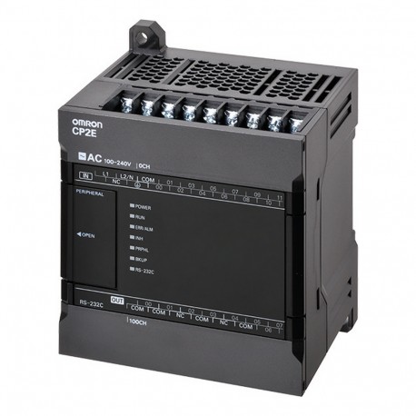 CP2E-E20DR-A - CP2E-E20DR-A CP2W0036E 689940 OMRON CP2E series compact Essential PLC, 12 inputs, 8 digital outputs relay ou..
