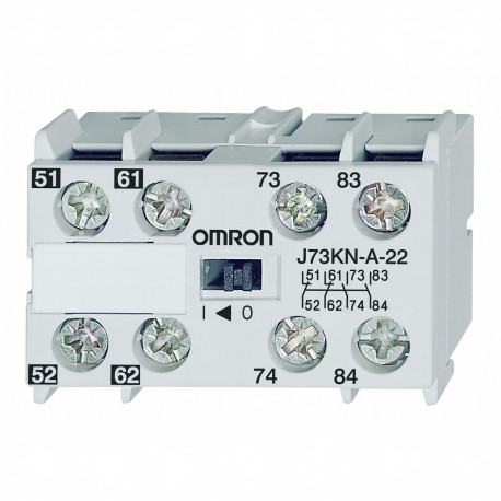 J73KN-A-22 - J73KN-A-22 J73K9002M 119340 OMRON Front Auxiliary (J7KNA-AR) 2NA+2NC