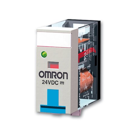 G2R-2-SN 48VAC - G2R-2-SN 48VAC G2RN8944F 679878 OMRON DPDT 5A Mechanical and LED Indicators, Easy Labeling, 48 Vac