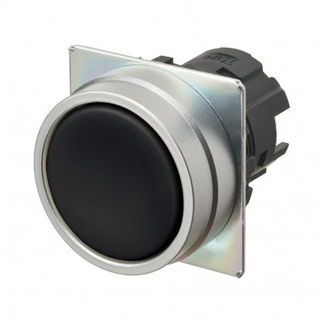 A22NZ-MNA-NBA - A22NZ-MNA-NBA A2270276F 665913 OMRON Pushbutton A22NZ Ø22, bezel brushed metal, FLAT, Alternate, CAP COLOR O..