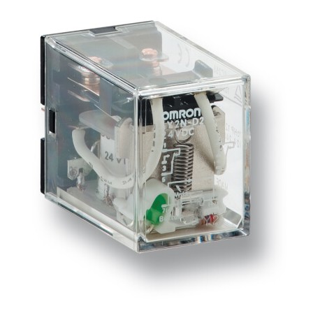 LY2I4N 110/120VAC - LY2I4N 110/120VAC LY2 5183A 116681 OMRON DPDT 10A Plug./Solder Indic. Push-test