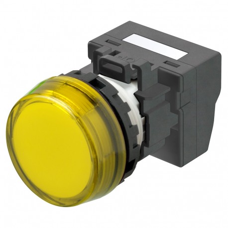 M22N-BC-TYA-YC-P - M22N-BC-TYA-YC-P A2265118E 672582 OMRON M22N flush marker indicator, YELLOW, YELLOW LED 24VAC/DC Push-in+