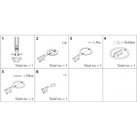 032F2343 - 032F2343 DANFOSS REFRIGERATION Repair kit, EVRAT / EVRST 10