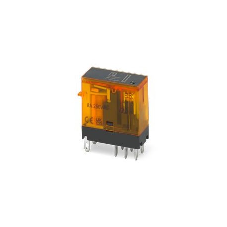REL-FO/L-230AC/2X21 - REL-FO/L-230AC/2X21 1308321 PHOENIX CONTACT Plug-in miniature relay, FASTON connection, 2 switched contacts,..