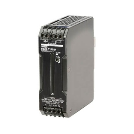 S8VK-T12024 - S8VK-T12024 S8VK3000D 382729 OMRON F. Three-phase power supply 120W/5A/24V DIN rail