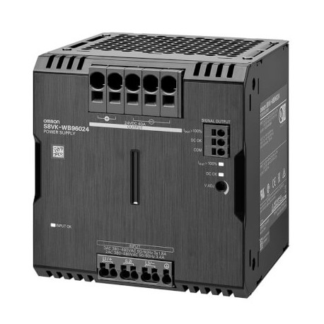 S8VK-WB96048 - S8VK-WB96048 S8VK7056A 699605 OMRON Three-phase power supply, 400 VAC, 960 W, 24 VDC, 20 A, DIN rail mount