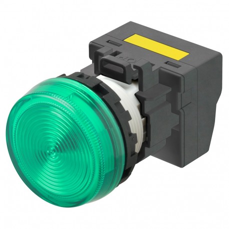 M22N-BN-TGA-GE-P - M22N-BN-TGA-GE-P A2265010C 672605 OMRON Flush M22N indicator, GREEN, GREEN LED 200/240 VAC Push-in+