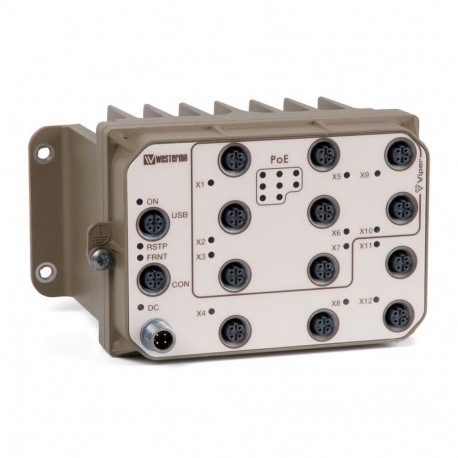WES-VIPER-112A-P8-HV - WES-VIPER-112A-P8-HV AA051710F 680252 OMRON 12 x 10/100 Mbit/s switch, Ethernet TX, M12 (8 with PoE)