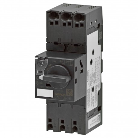 J7MC-3R-1E6 - J7MC-3R-1E6 J7MC5019A 690049 OMRON Motor Protection Circuit Breaker, Push-In Plus Terminals, Current Adjustm..