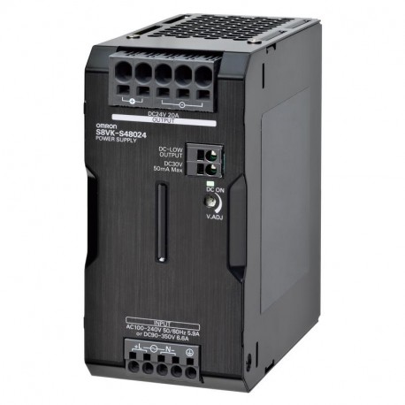 S8VK-S48024 - S8VK-S48024 S8VK5003M 672486 OMRON Power Supply 480W/24V/20A DIN Rail Push-in+