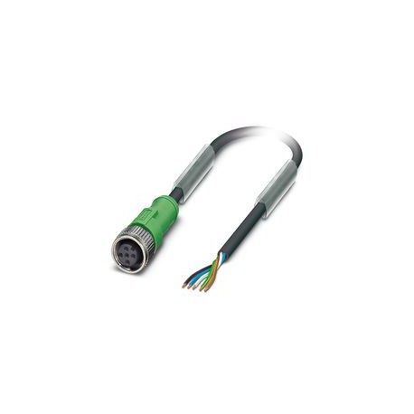 SAC-5P-7,5-PUR/M12FS LUE - SAC-5P-7,5-PUR/M12FS LUE 1536787 PHOENIX CONTACT Sensor/Actuator Cable, 5-pole, free cable end, to Straight ..