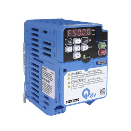 Q2V-A2004-BAA - Q2V-A2004-BAA AA058322B 702675 OMRON Q2V 200V INVERTER, ND: 3.5 A / 0.75 kW, HD: 3 A / 0.55 kW, without inte..