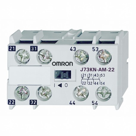 J73KN-AM-22 - J73KN-AM-22 J73K9006C 119344 OMRON Front Auxiliary (J7KNA-09.. 12) 2NA+2NC