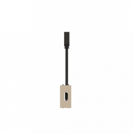 2CLA215571N1901 - 2CLA215571N1901 N2155.71 CV NIESSEN HDMI female-female jack w/ CV hose