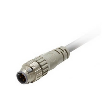 XS5H-D421-G80-F - XS5H-D421-G80-F XS5H0008H XS5HD421G80F OMRON Sensor cable, Smartclick M12 straight plug (male), 4-poles, A c..