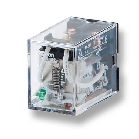 LY2N 24VAC - LY2N 24VAC LY2 5154H LY2NAC24BYOMI OMRON Relay, plug-in, 8-pin, DPDT, 10 A, LED indicator, 24 VAC