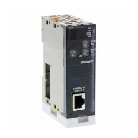 CJ1W-EIP21S - CJ1W-EIP21S CJ1W0510M OMRON EtherNet/IP unit for CJ-series, 100Base-TX, 1 x RJ45 socket, supports CIP, FINS/..