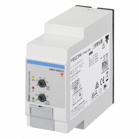 PPB02CM44 - PPB02CM44 CARLO GAVAZZI Output signal: 1 relay, Setpoints: 1, adjustable , Monitored variable: 3-phase AC vo..
