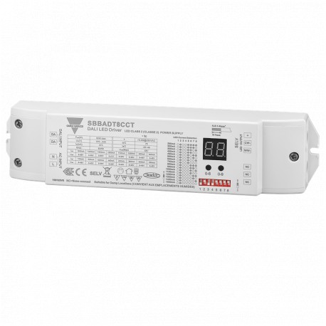 SBBADT8CCT - SBBADT8CCT CARLO GAVAZZI Driver DALI for dimmable LED Type 6 and adjustable white Type 8