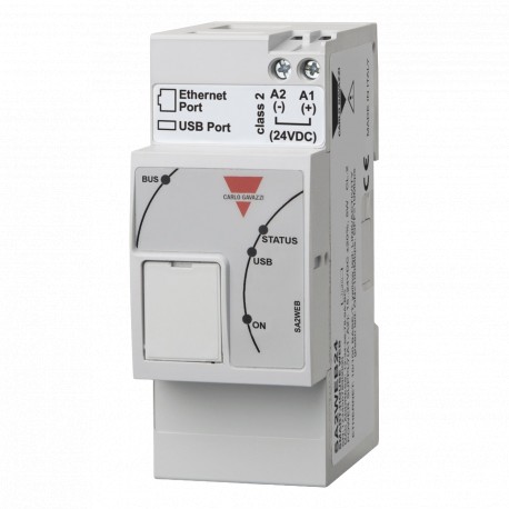 SA2WEB24 - SA2WEB24 CARLO GAVAZZI Type: WEB master unit, Housing: DIN-rail, Power supply: DC , Type: Master unit, Housi..