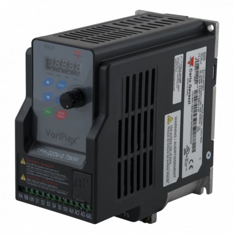RVLFB340220FA - RVLFB340220FA CARLO GAVAZZI Power supply: 380~480V, 3 ph, Ip protection: IP 20, Power output: 2,2, Plc built..