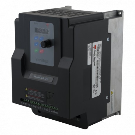 RVLFD340750FA - RVLFD340750FA CARLO GAVAZZI Power supply: 380~480V, 3 ph, Ip protection: IP 20, Power output: 7,5, Plc built..