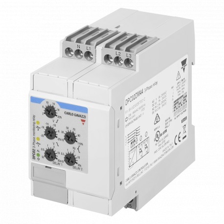 DPC02DM44 - DPC02DM44 CARLO GAVAZZI Output signal: 2 relays , Setpoints: 2, adjustable , Monitored variable: 3-phase AC ..