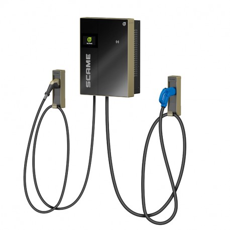 206.D91-E12 - 206.D91-E12 SCAME WALL BOX DC LAN+ROUTER 25KW CCS2+CHAdeMO