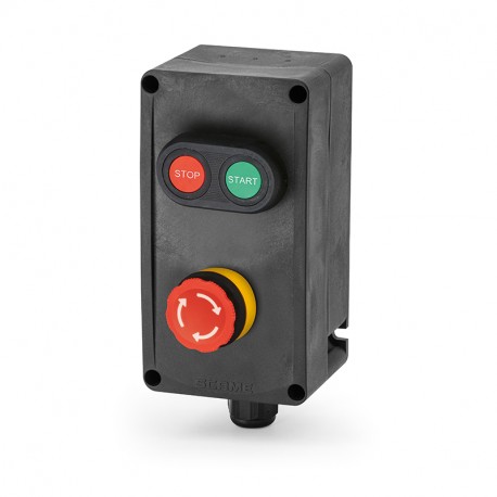 593.321-5SSER - 593.321-5SSER SCAME WALL BOX IP66 95x180x82mm