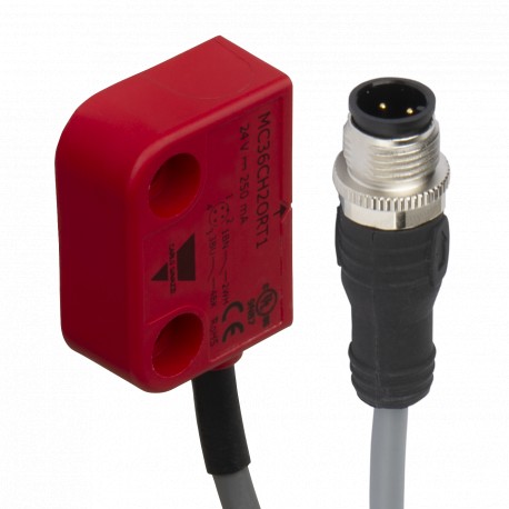 MC36CH2ORT1L - MC36CH2ORT1L CARLO GAVAZZI Compact rectangular magnetic safety sensor