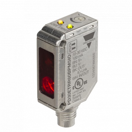 PD30ETRR60BPM5IO - PD30ETRR60BPM5IO CARLO GAVAZZI IO-Link Non-polarized Mirror Photocell