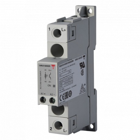 RGS1D1000D15KKEDIN - RGS1D1000D15KKEDIN CARLO GAVAZZI 1-pole DIN-rail mount SSR, E-layout, DC switching, Operating voltage (Ue): ..