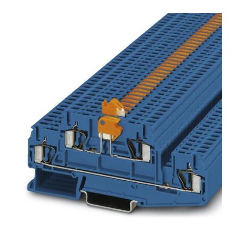 ZFKK 2,5-MT BU - ZFKK 2,5-MT BU 3022221 PHOENIX CONTACT Knife disconnect terminal block, Connection type: Spring-cage connect..