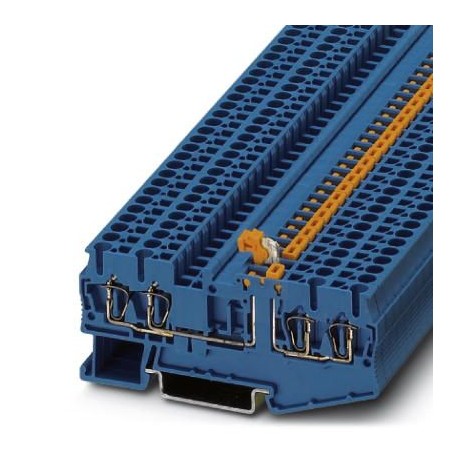 ST 2,5-QUATTRO-MT BU - ST 2,5-QUATTRO-MT BU 3037834 PHOENIX CONTACT Knife disconnect terminal block