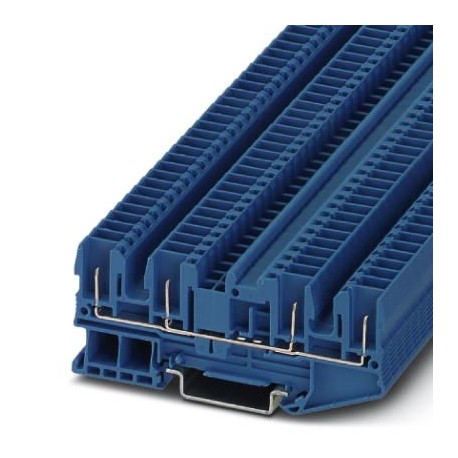 ST 2,5-QUATTRO/4P BU - ST 2,5-QUATTRO/4P BU 3042081 PHOENIX CONTACT Feed-through terminal block
