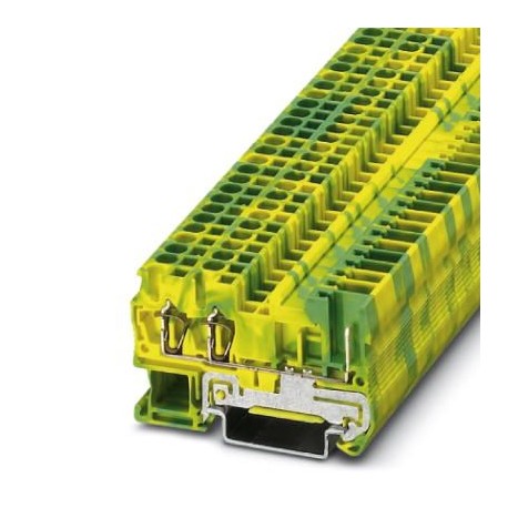 ST 2,5-TWIN/ 1P-PE - ST 2,5-TWIN/ 1P-PE 3042120 PHOENIX CONTACT Spring cage ground terminal block