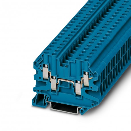 UT 4-QUATTRO HV BU - UT 4-QUATTRO HV BU 3048836 PHOENIX CONTACT Four-conductor universal terminal block