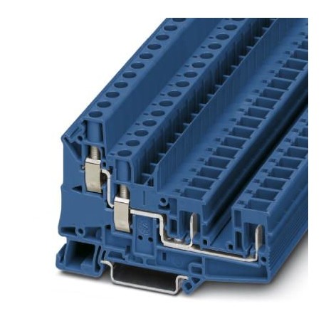 UT 6-QUATTRO/2P BU - UT 6-QUATTRO/2P BU 3060571 PHOENIX CONTACT Feed-through terminal block
