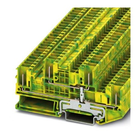 STTB 2,5/4P-PE - STTB 2,5/4P-PE 3061499 PHOENIX CONTACT Protective conductor double-level terminal block