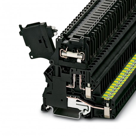 UT 4-PE/HESILED 24 (5X20) - UT 4-PE/HESILED 24 (5X20) 3070053 PHOENIX CONTACT Fuse modular terminal block