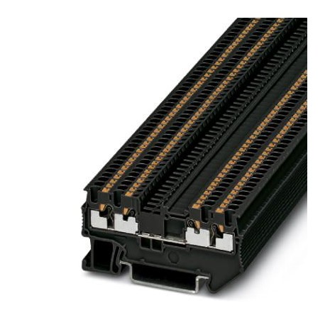 PT 1,5/S-QUATTRO BK - PT 1,5/S-QUATTRO BK 3208199 PHOENIX CONTACT Feed-through terminal block