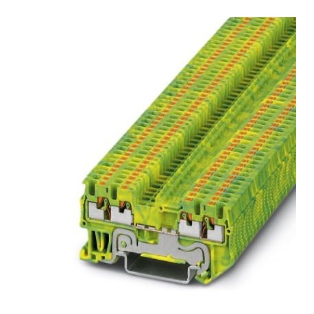 PT 1,5/S-QUATTRO-PE - PT 1,5/S-QUATTRO-PE 3208333 PHOENIX CONTACT Ground modular terminal block